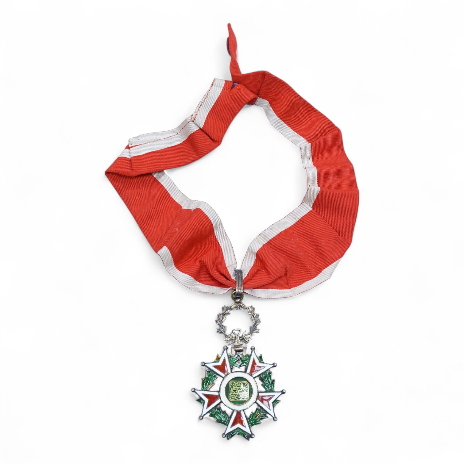 Zanzibar, Order of the Brilliant Star, Ali II bin Hamad (1902-11) issue, unmarked (probably by Elkington), in silver-gilt and enamels, with gold and enamelled centre, with neck riband